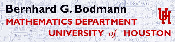 Bernhard G Bodmann  Mathematics Department