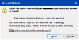Outlook Security Warning