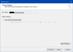 Outlook Disable Caching