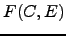 $ F(C,E)$