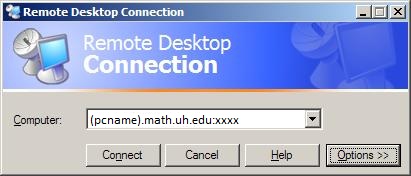 Basic RDP Window