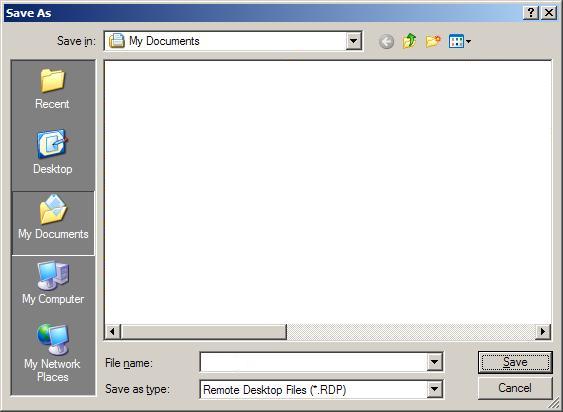 RDP Save
